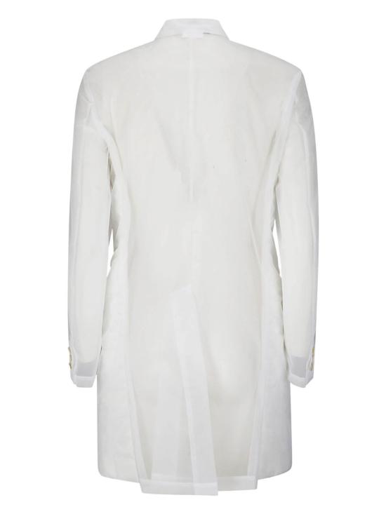 25SS 꼼데가르송 코트 GOJ007 0511 White - COMME DES GARCONS