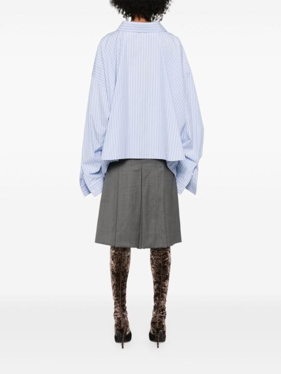 25SS 발렌시아가 셔츠 790945 TQM163965 Clear Blue - BALENCIAGA