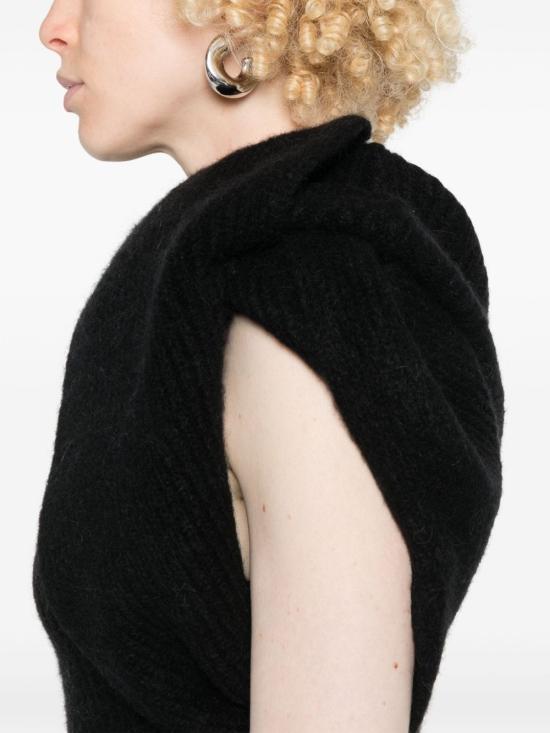 24FW 릭 오웬스 민소매 티셔츠 RO02D3666 KHWP09 Black - RICK OWENS