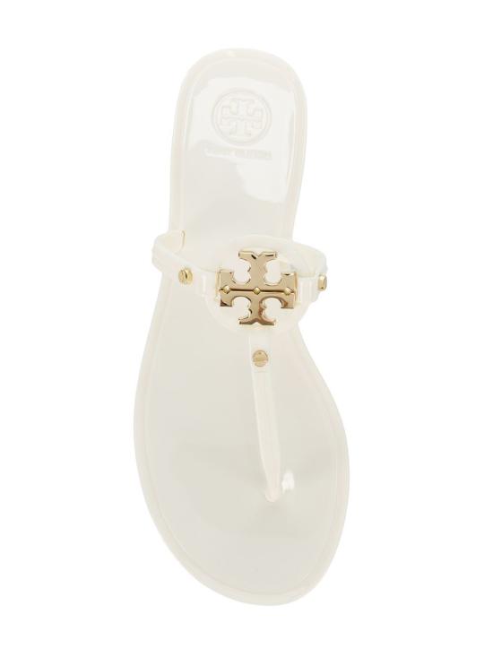 25SS 토리버치 뮬/슬리퍼 51148678 104 White - TORY BURCH