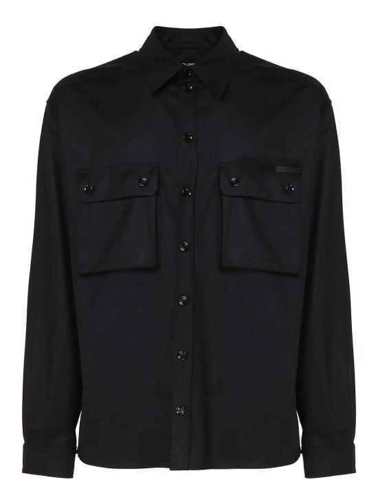  돌체앤가바나 긴팔 셔츠 G5MD1TFU21QN0000 Black