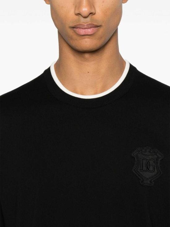 25FW 돌체앤가바나 스웨터 GXX72ZJBCE5N0000 Black - DOLCE & GABBANA