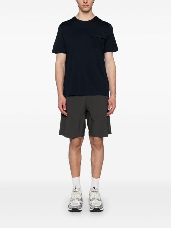 25SS 에르노 반팔 티셔츠 JG000233U 520039200 Blue navy - HERNO