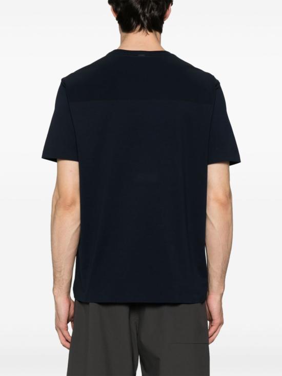 25SS 에르노 반팔 티셔츠 JG000233U 520039200 Blue navy - HERNO