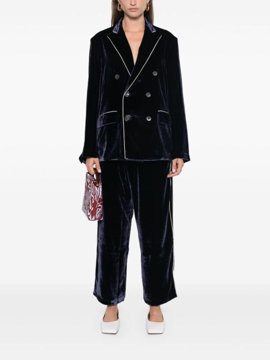 24FW 피에르루이마샤 스트레이트 팬츠 KANPUR U PT12387 BLU Blue - PIERRE LOUIS MASCIA