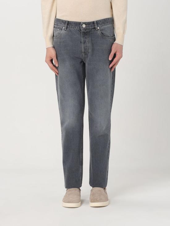 25SS 브루넬로 쿠치넬리 데님 팬츠 M240PD3210 C9007 Grey