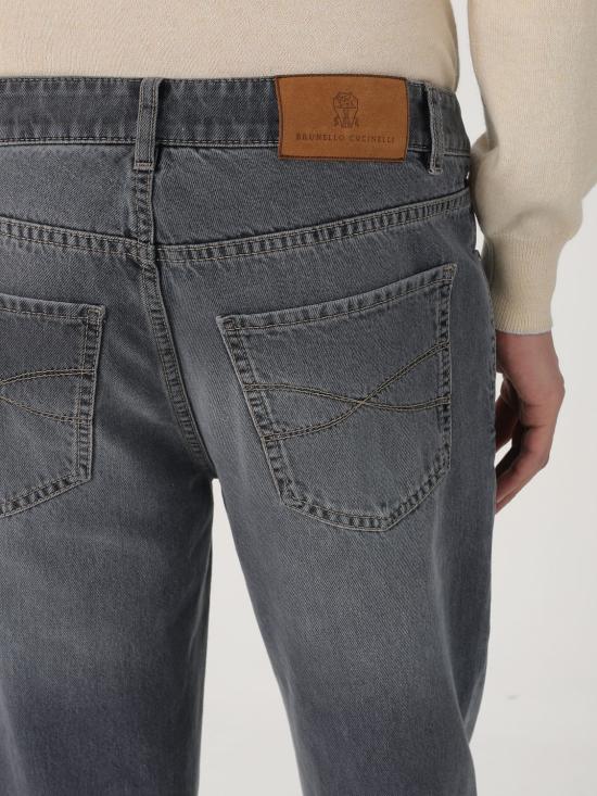 25SS 브루넬로 쿠치넬리 데님 팬츠 M240PD3210 C9007 Grey - BRUNELLO CUCINELLI