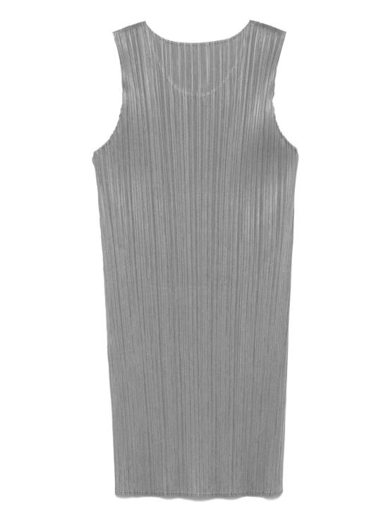 24FW 플리츠플리즈 숏 원피스 PP48JT107 12 Grey - PLEATS PLEASE