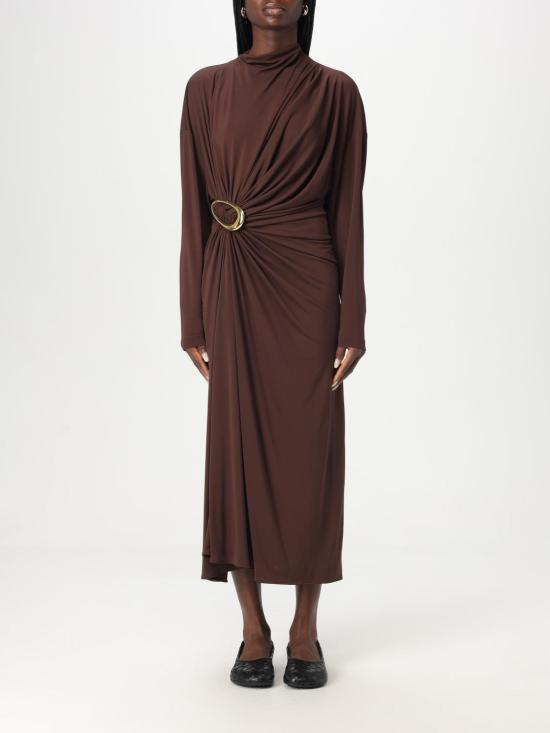 25SS 보테가베네타 롱 원피스 810000V4YX0 2487 Brown