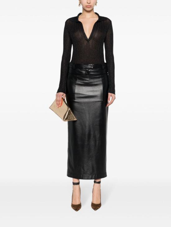  톰포드 긴팔 티셔츠 MAK1315 YAX659LB999 Black - TOMFORD