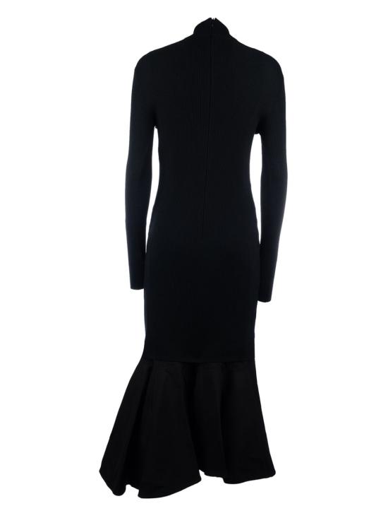 24FW 보테가베네타 롱 원피스 797513 V4MK01000 Black - BOTTEGA VENETA