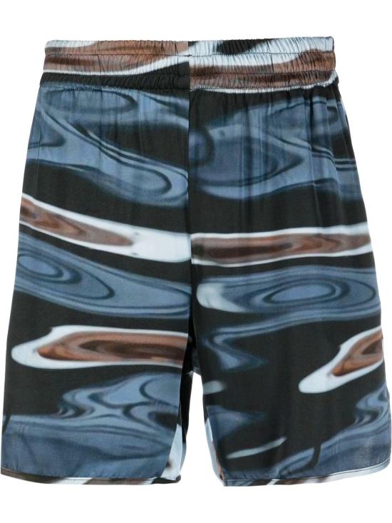  블루스카이인 숏팬츠 BS2203ST011 PRINTNHT Clear Blue