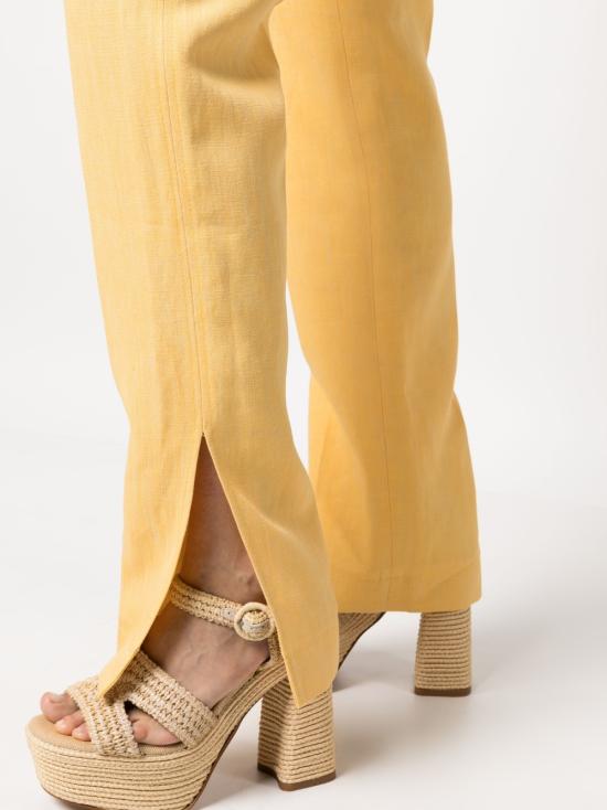  자크뮈스 스트레이트 팬츠 231PA038 1069YELLOW Yellow - JACQUEMUS