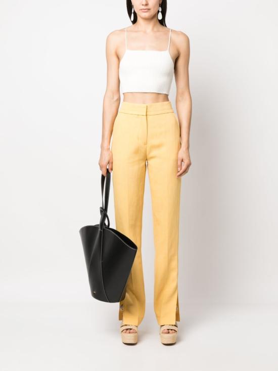  자크뮈스 스트레이트 팬츠 231PA038 1069YELLOW Yellow - JACQUEMUS