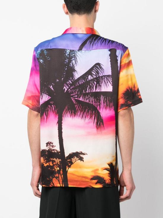  블루스카이인 반팔 셔츠 BS2301SH027 PRINTTROPICAL MultiColour - BLUE SKY INN