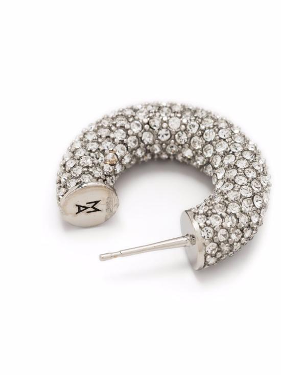  아미나 무아디 이어링 CAMERONHOOPSMALL WHITE SILVER White - AMINA MUADDI