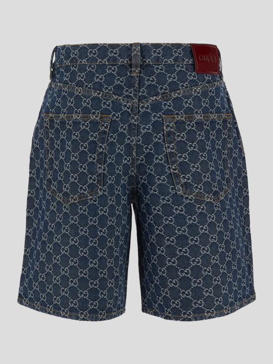 25SS 구찌 숏팬츠 782163 XDC9I4528 Washed denim - GUCCI
