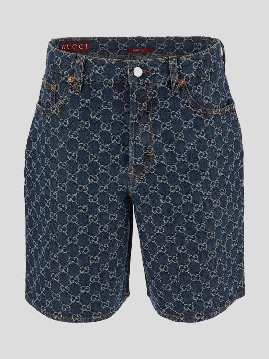 25SS 구찌 숏팬츠 782163 XDC9I4528 Washed denim