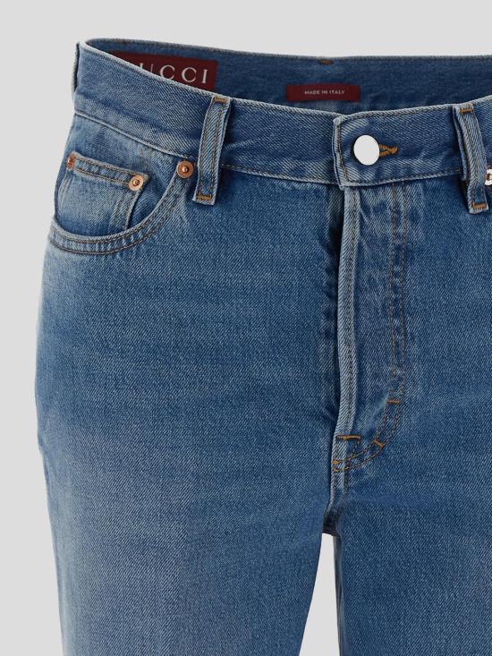 25SS 구찌 데님 팬츠 817989 XDC8T4011 Blue - GUCCI