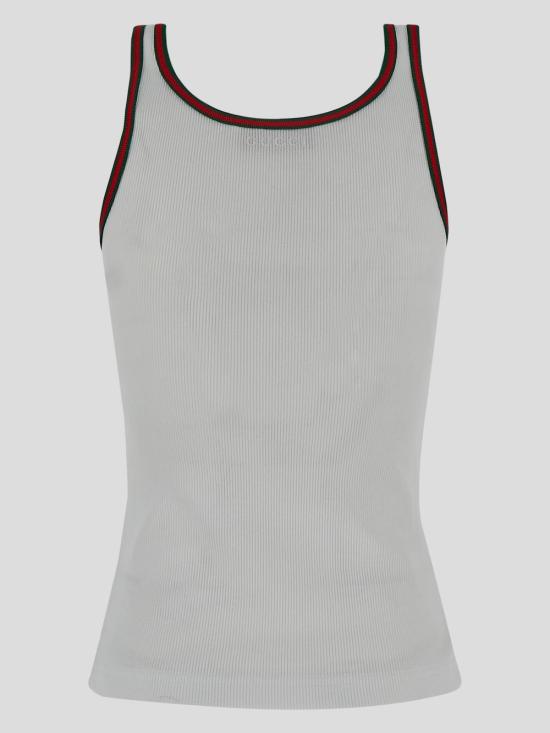 25SS 구찌 민소매 티셔츠 815851 XJG5O9692 White - GUCCI