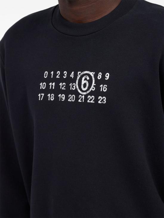 25SS MM6 메종마르지엘라 긴팔 티셔츠 SH2GU0021 M25004900 Black - MM6 MAISON MARGIELA