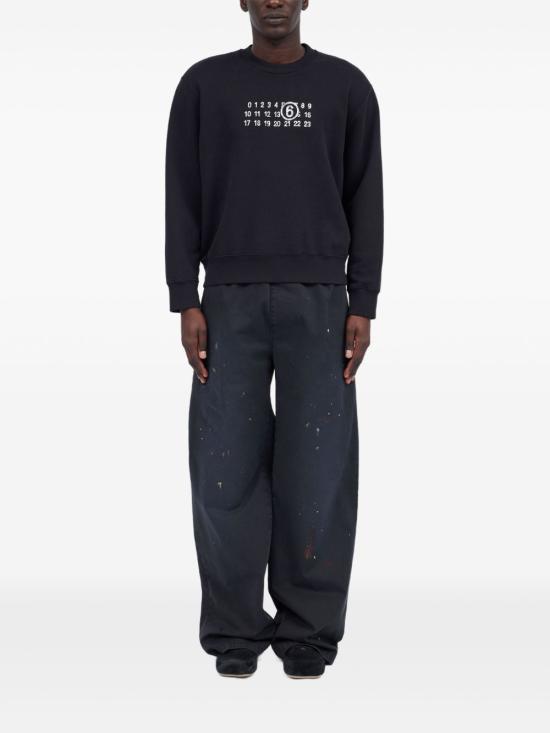 25SS MM6 메종마르지엘라 긴팔 티셔츠 SH2GU0021 M25004900 Black - MM6 MAISON MARGIELA