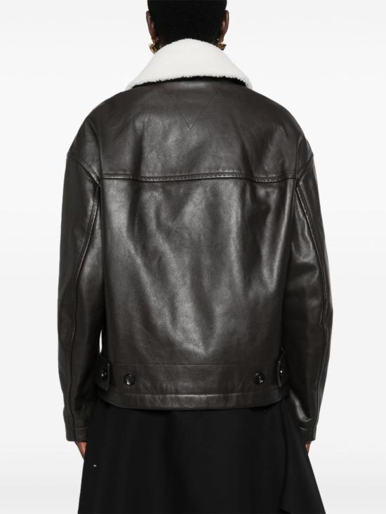 24FW 보테가베네타 가죽 자켓 799184 V2JI02113 Brown - BOTTEGA VENETA