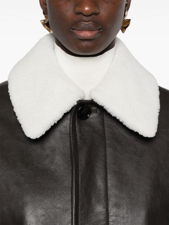 24FW 보테가베네타 가죽 자켓 799184 V2JI02113 Brown - BOTTEGA VENETA