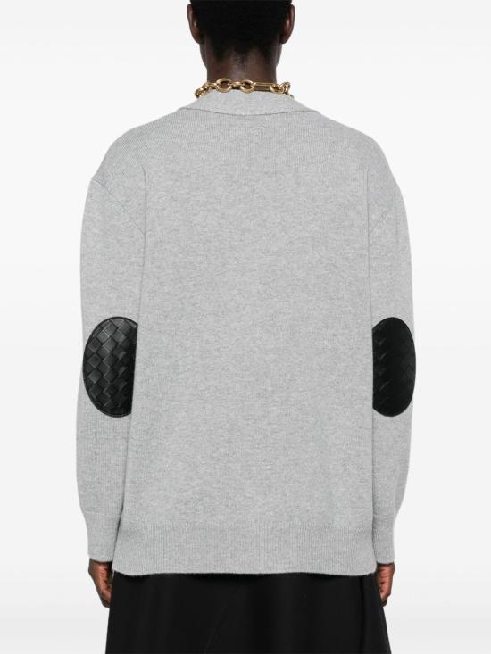 24FW 보테가베네타 가디건 774699 V2MM08531 Grey - BOTTEGA VENETA