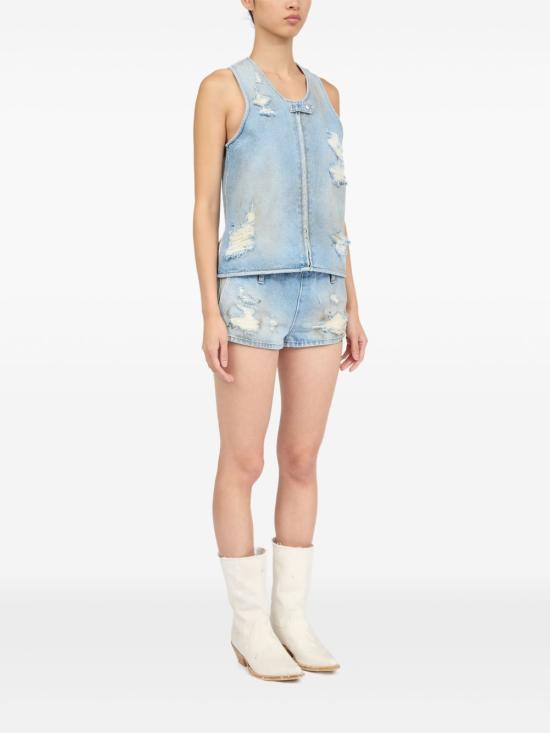 25SS MM6 메종마르지엘라 가디건 S62FB0072 M30018964 Clear Blue - MM6 MAISON MARGIELA