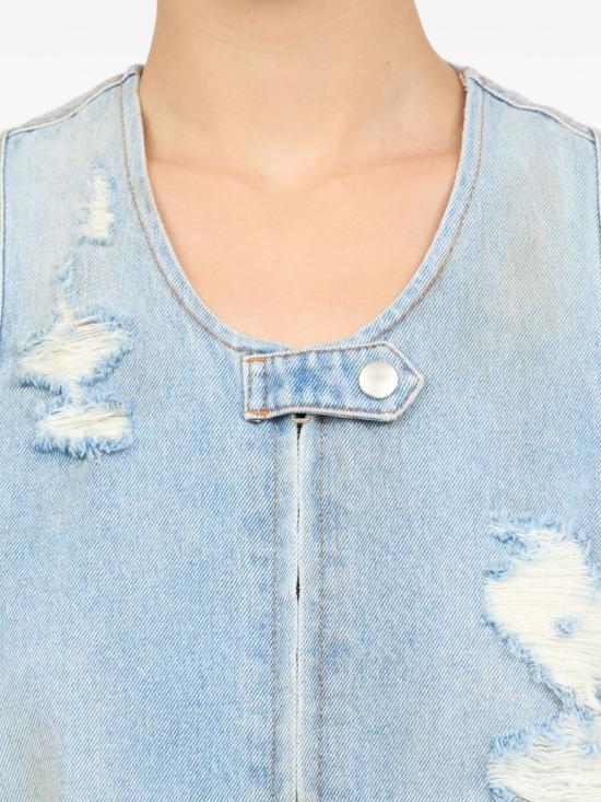 25SS MM6 메종마르지엘라 가디건 S62FB0072 M30018964 Clear Blue - MM6 MAISON MARGIELA