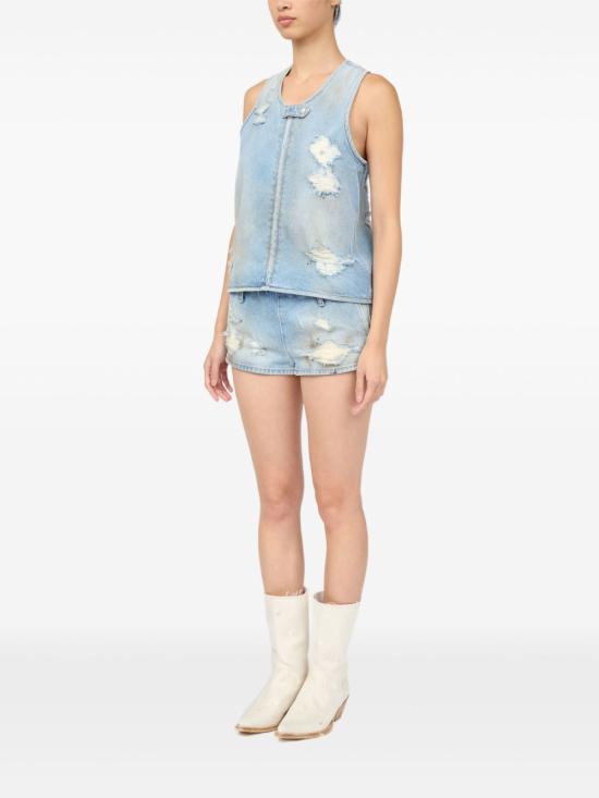 25SS MM6 메종마르지엘라 가디건 S62FB0072 M30018964 Clear Blue - MM6 MAISON MARGIELA