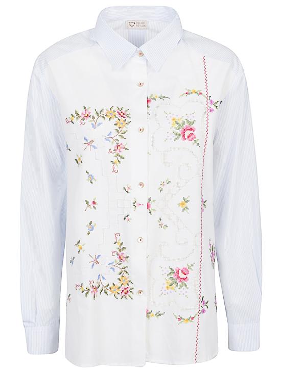 25SS RELAX RE-LUX 셔츠 ALTANO AZURE Clear Blue