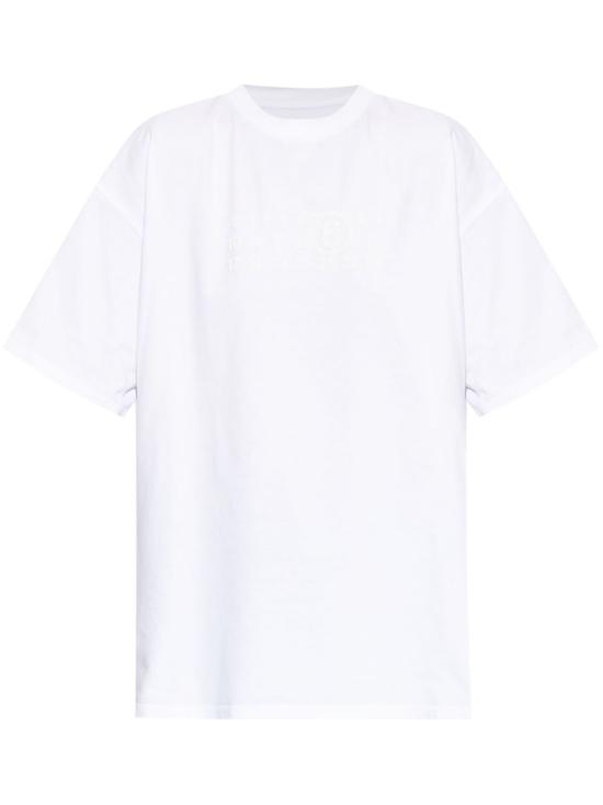 25SS MM6 메종마르지엘라 반팔 티셔츠 S62GD0202 M20115100 White