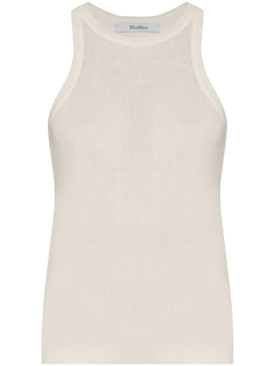 25SS 막스마라 민소매 티셔츠 11361062600 001 Ivory