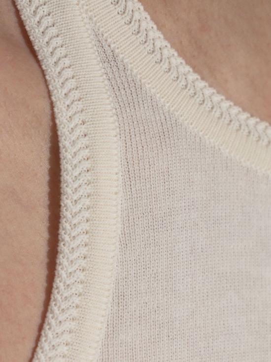 25SS 막스마라 민소매 티셔츠 11361062600 001 Ivory - MAX MARA