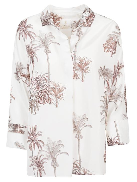 25SS TRAME AUREE 셔츠 AMBRA P033F700 White