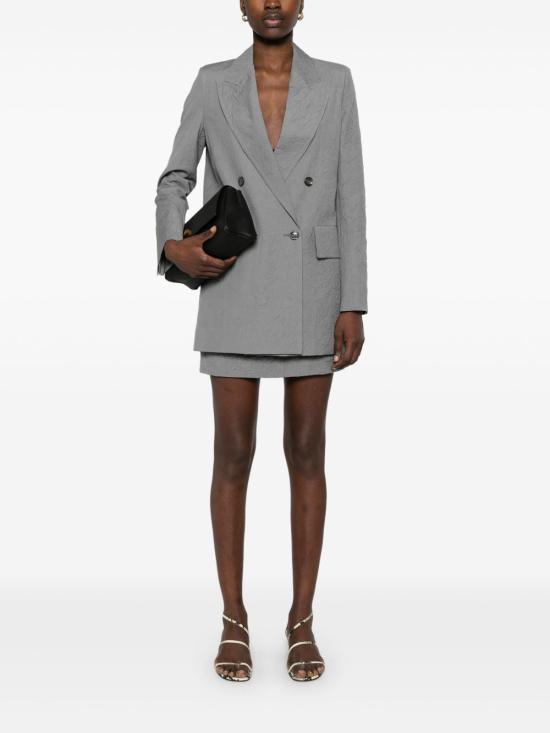 25SS 막스마라 숏 스커트 11101283600 002 Grey - MAX MARA