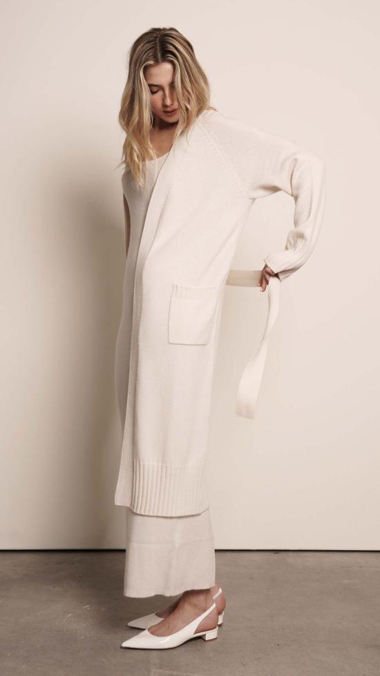  파렌테지 라운지 웨어 롱 캐시미어 더스터 - PARENTEZI