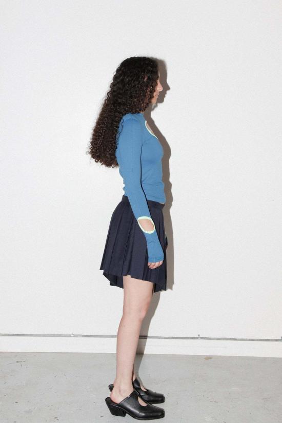  케이코 숏 스커트 Kk Co 비대칭 필드  황혼 - KKCO