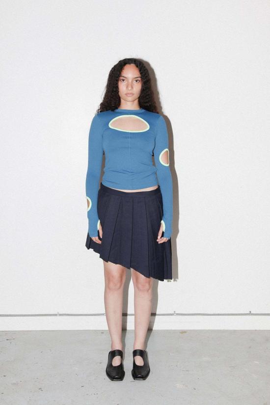  케이코 숏 스커트 Kk Co 비대칭 필드  황혼 - KKCO