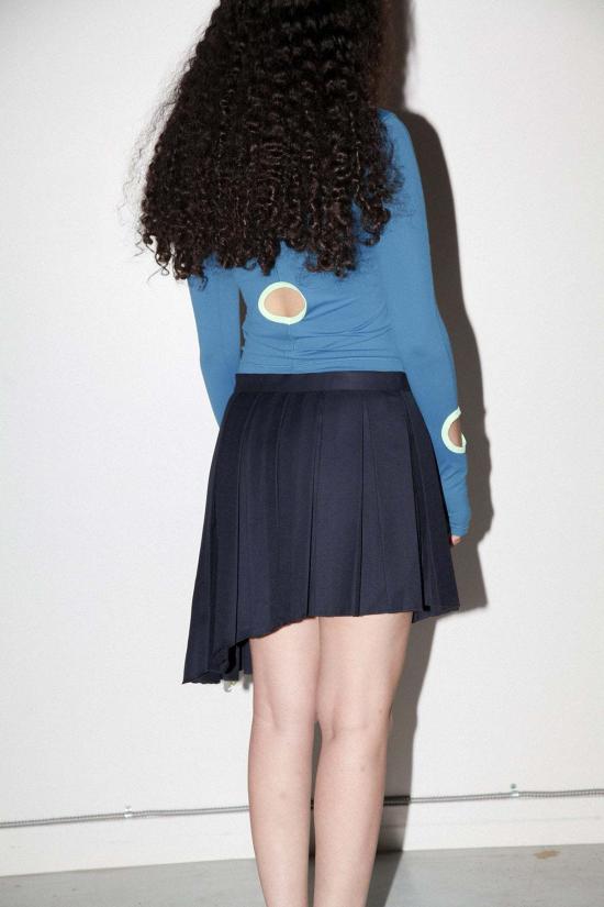  케이코 숏 스커트 Kk Co 비대칭 필드  황혼 - KKCO