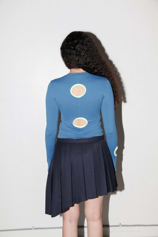  케이코 숏 스커트 Kk Co 비대칭 필드  황혼 - KKCO