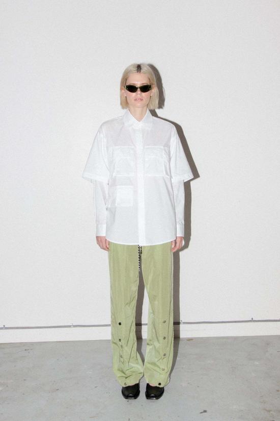  케이코 셔츠 Kk Co 스프린트 더블 버튼업 스노우 - KKCO