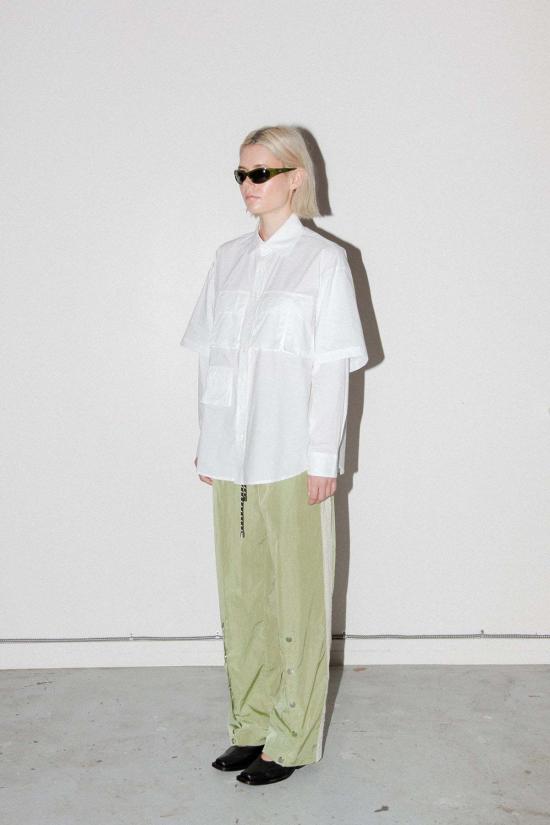  케이코 셔츠 Kk Co 스프린트 더블 버튼업 스노우 - KKCO