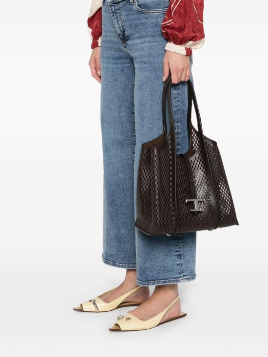 25SS 토즈 가방 XBWTSBAW200 UPPS611 Marrone scuro - TODS