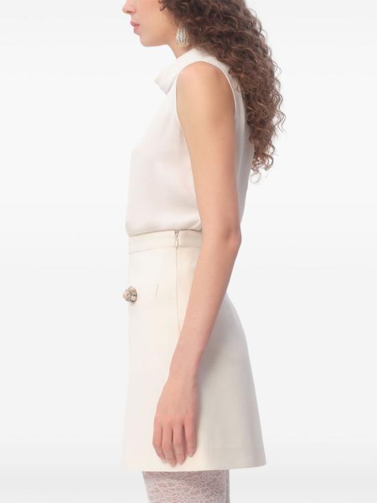 25SS 발렌티노 가라바니 민소매 티셔츠 BAEAA5 1MHA03 Ivory - VALENTINO GARAVANI