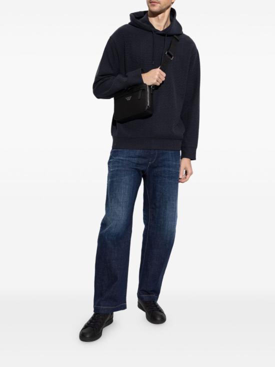 25SS 엠포리오 아르마니 후드 티셔츠 EM001007 AF13700UB118 Blue - EMPORIO ARMANI