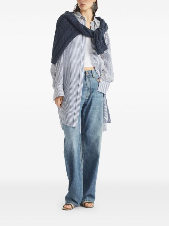 25SS 브루넬로 쿠치넬리 데님 팬츠 MH192P5565 C8982 Blue - BRUNELLO CUCINELLI