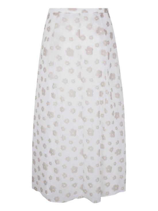 25SS 엠포리오 아르마니 미디 스커트 EW000930 AF12641F0009 White - EMPORIO ARMANI